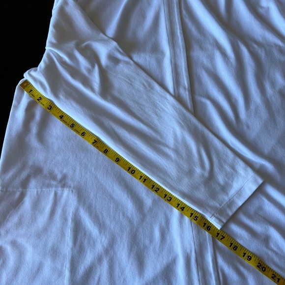 EILEEN FISHER OPEN FRONT LONGLINE ORGANIC COTTON OPEN CARDIGAN HOODIE - Picture 7 of 10